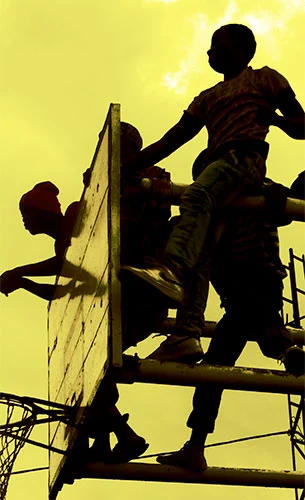 Youth construction skills development at Yole Africa empowerment program